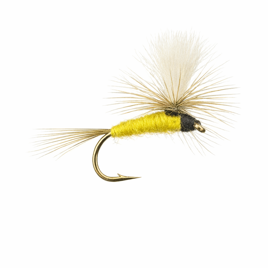 Adams Mayfly Pattern Parachute Adams Yellow - Fly Pattern Recipe & Instructions | Cutty