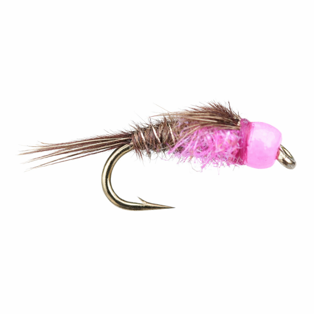 Peach Fly Pattern Pink Pheasant Tail - Fly Pattern Recipe & Instructions | Cutty